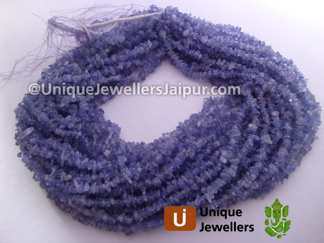 Tanzanite Uncut Chips Beads